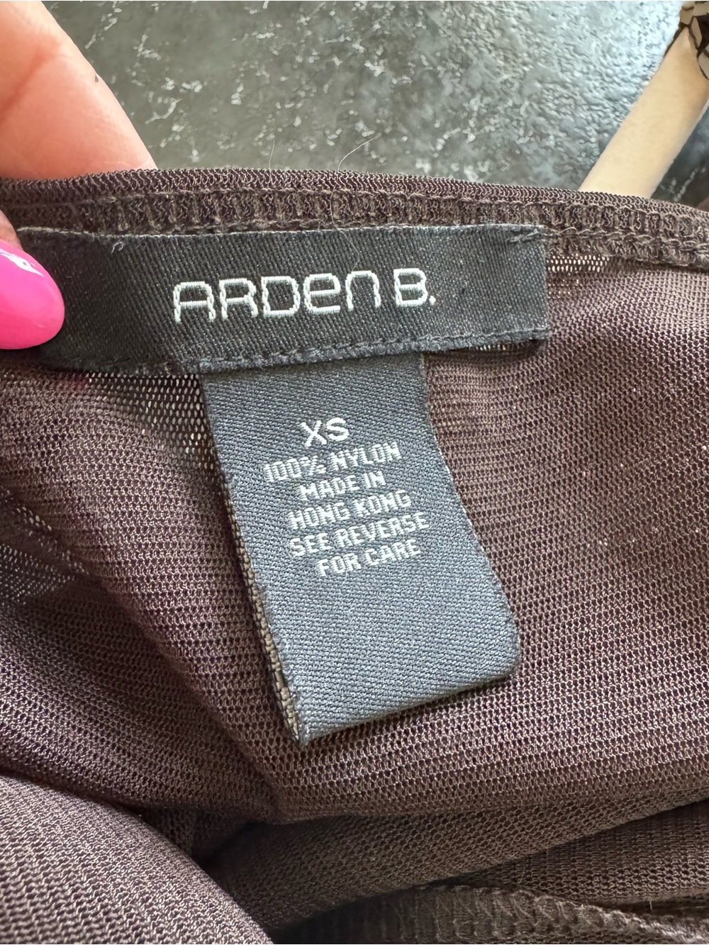 Vintage Arden B Dark Brown Beaded Camisole with Adjustable Straps - Picture 2 of 9